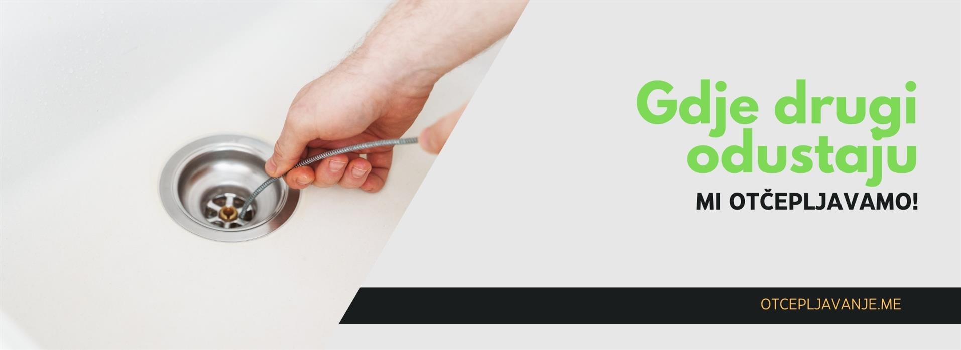 VODOINSTALATER CISCENJE OTCEPLJAVANJE KANALIZACIJE PODGORICA